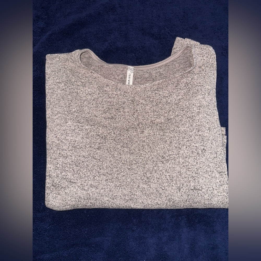 7daywknd crop long sleeve shirt